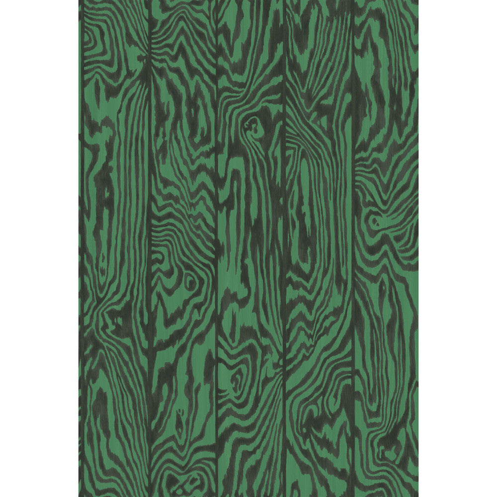 Zebrawood Emerald by Cole & Son Wallcovering COLE & SON CURIO PAPER - 100% United Kingdom Horizontal: and Vertical: 30 20.5 - Fabric Carolina -