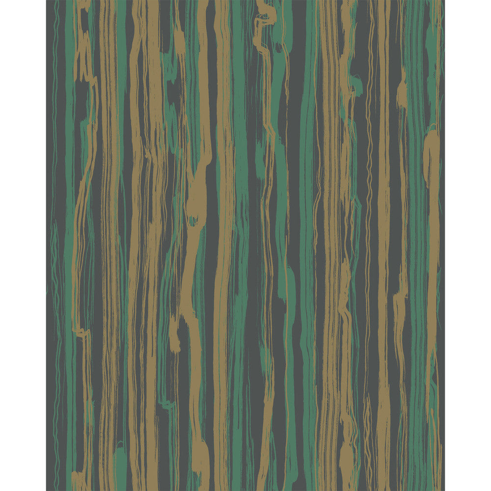 Strand Teal & Gold by Cole & Son Wallcovering COLE & SON CURIO PAPER - 100% United Kingdom - Horizontal: - and Vertical: 25.2 20.5 - Fabric Carolina -