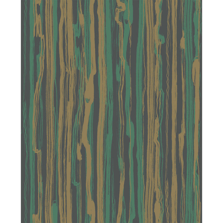 Strand Teal & Gold by Cole & Son Designer Wallcovering COLE & SON CURIO PAPER - 100% United Kingdom Horizontal: and Vertical: 25.2 20.5 - Swanky Fabrics -