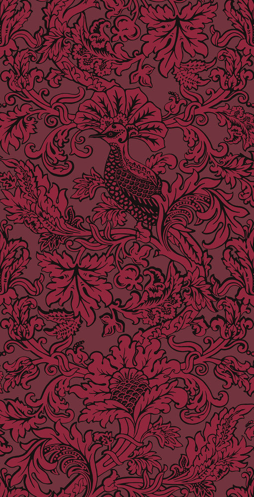 Balabina Velvet Red by Cole & Son Wallcovering
