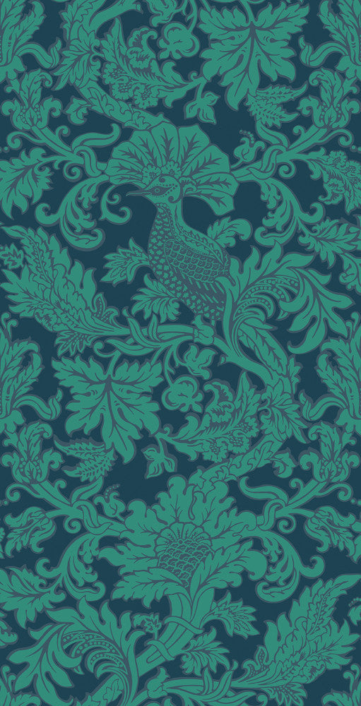 Balabina Midnight & Jade by Cole & Son Wallcovering