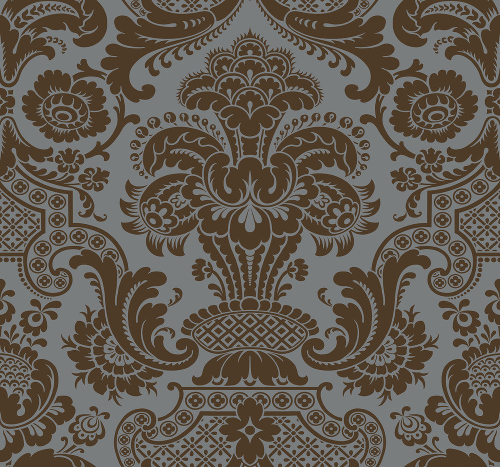 Carmen Cs Charcoal by Cole & Son Wallcovering