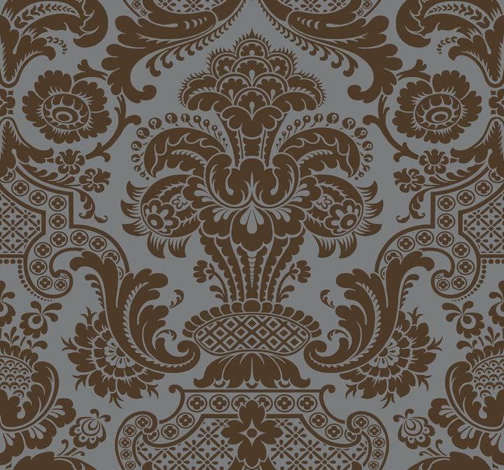Carmen Cs Charcoal by Cole & Son Wallcovering