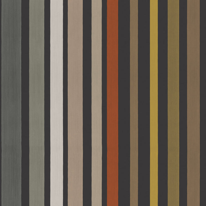 Carousel Stripe Charcoal by Cole & Son Wallcovering