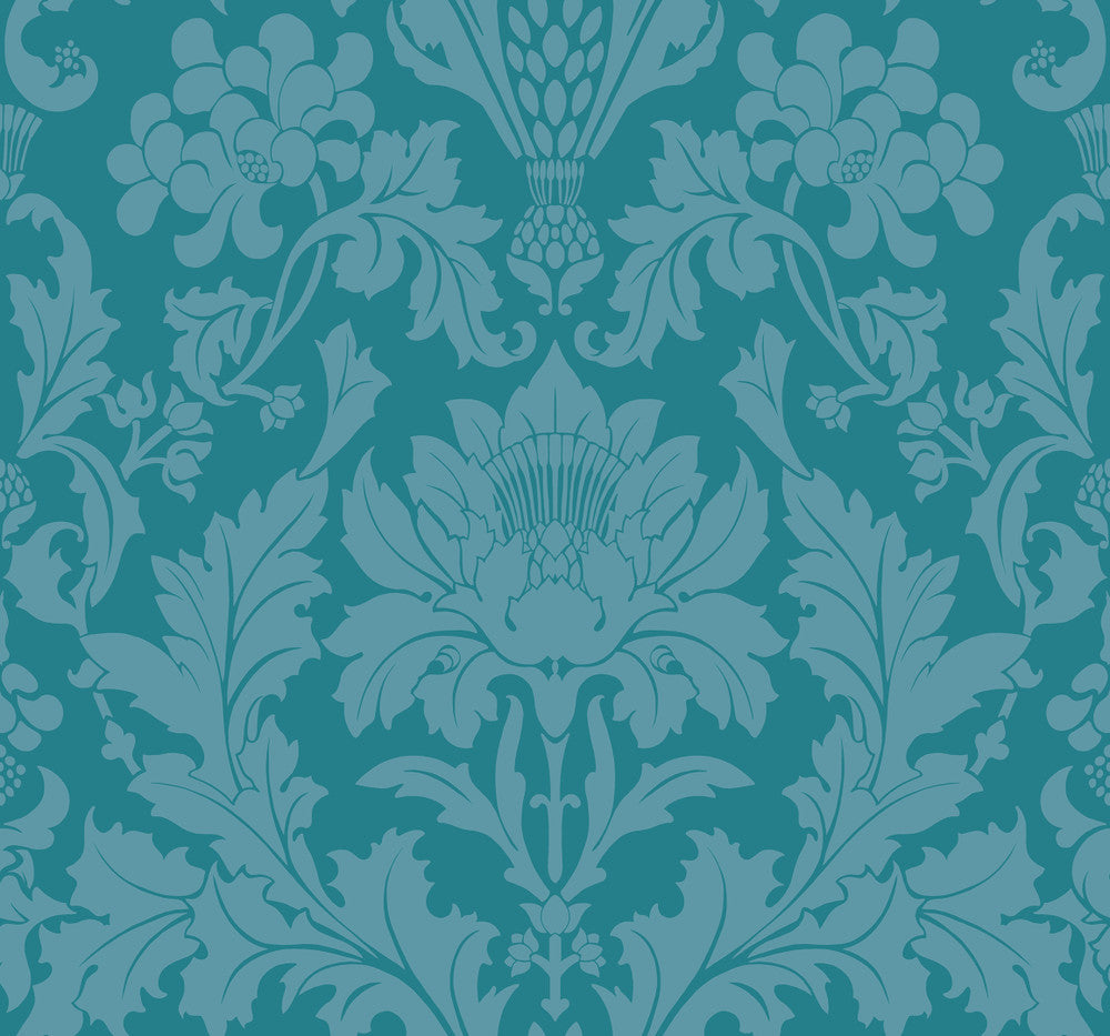 Fonteyn Teal by Cole & Son Wallcovering