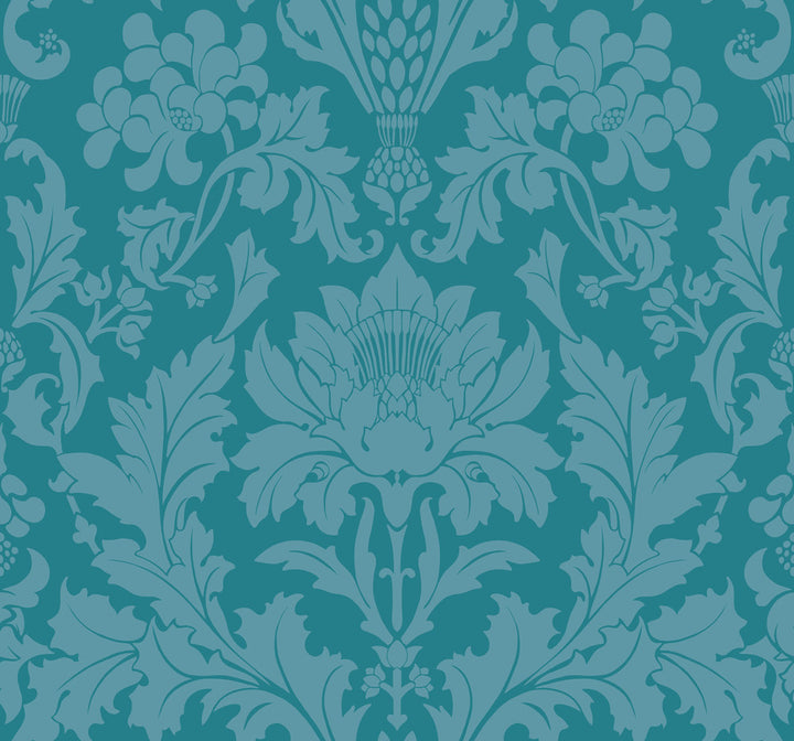 Fonteyn Teal by Cole & Son Wallcovering