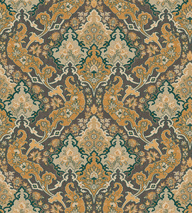 Pushkin Ginger & Charcaol by Cole & Son Wallcovering