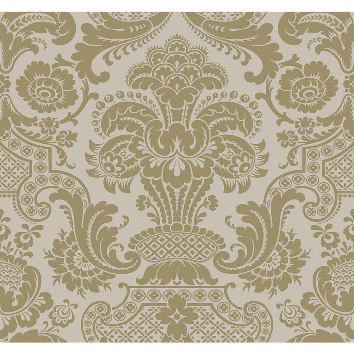 Carmen Cs Linen by Cole & Son Designer Wallcovering COLE & SON MARIINSKY DAMASK PAPER - 100% United Kingdom - Horizontal: - and Vertical: 25.25 27 - Swanky Fabrics -