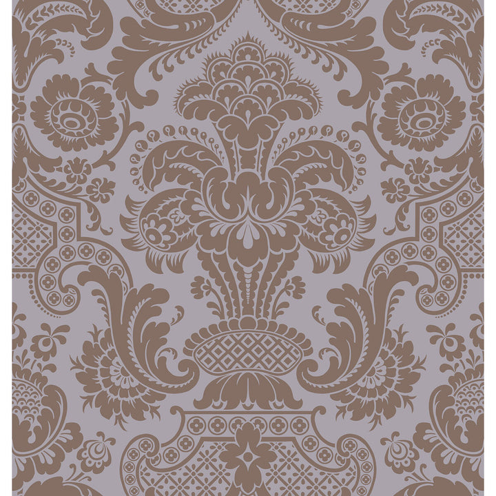 Petrouchka Lilac by Cole & Son Wallcovering COLE & SON MARIINSKY DAMASK PAPER - 100% United Kingdom Horizontal: and Vertical: 28.25 27 - Fabric Carolina -