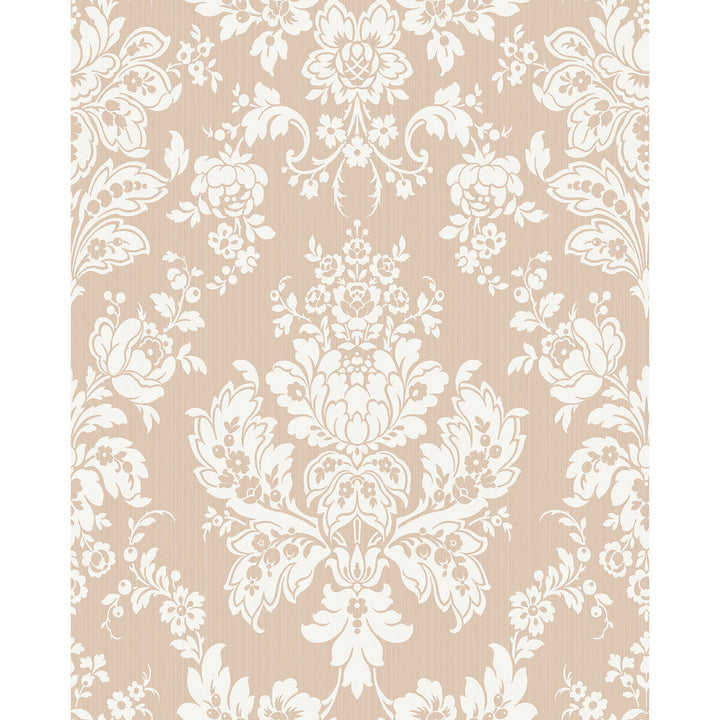Giselle Shell Pink by Cole & Son Designer Wallcovering COLE & SON MARIINSKY DAMASK PAPER - 100% United Kingdom - Horizontal: - and Vertical: 25.25 20.5 - Swanky Fabrics -