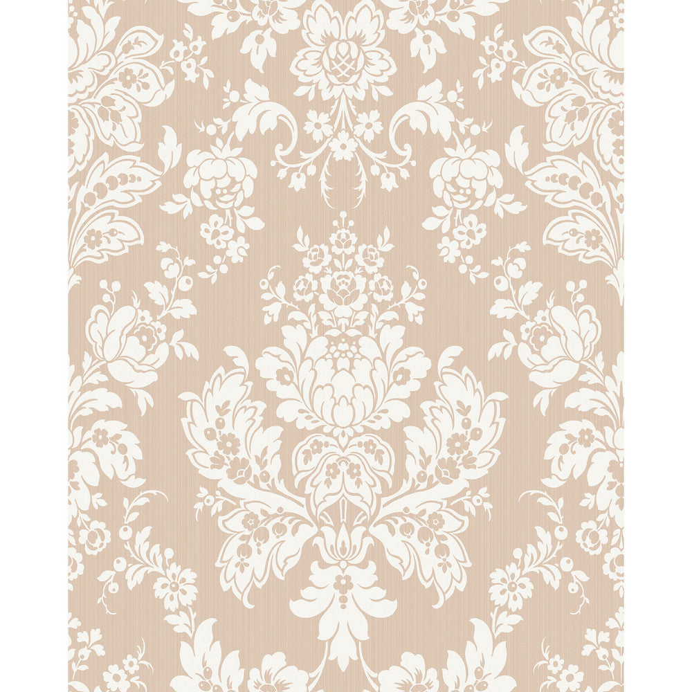 Giselle Shell Pink by Cole & Son Wallcovering COLE & SON MARIINSKY DAMASK PAPER - 100% United Kingdom - Horizontal: - and Vertical: 25.25 20.5 - Fabric Carolina -