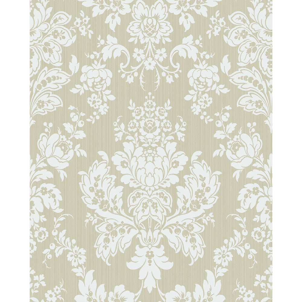Giselle Old Olive by Cole & Son Wallcovering COLE & SON MARIINSKY DAMASK PAPER - 100% United Kingdom Horizontal: and Vertical: 25.25 20.5 - Fabric Carolina -