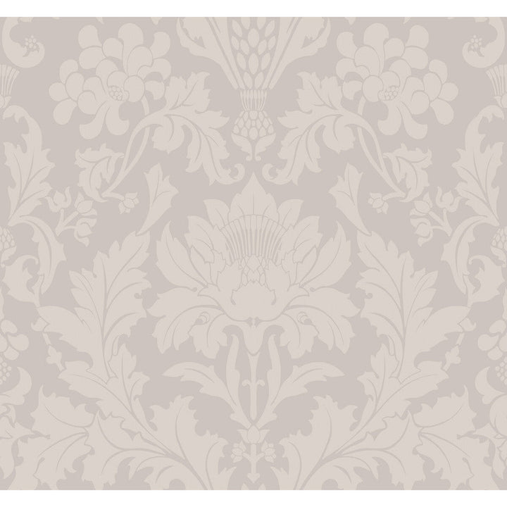 Fonteyn Stone by Cole & Son Designer Wallcovering COLE & SON MARIINSKY DAMASK PAPER - 100% United Kingdom Horizontal: and Vertical: 25.25 27 - Swanky Fabrics -