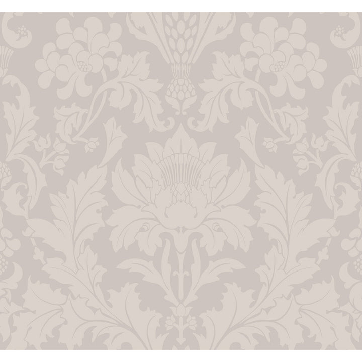 Fonteyn Stone by Cole & Son Wallcovering COLE & SON MARIINSKY DAMASK PAPER - 100% United Kingdom - Horizontal: - and Vertical: 25.25 27 - Fabric Carolina -
