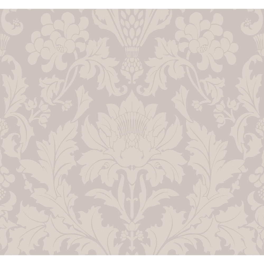 Fonteyn Stone by Cole & Son Wallcovering COLE & SON MARIINSKY DAMASK PAPER - 100% United Kingdom Horizontal: and Vertical: 25.25 27 - Fabric Carolina -