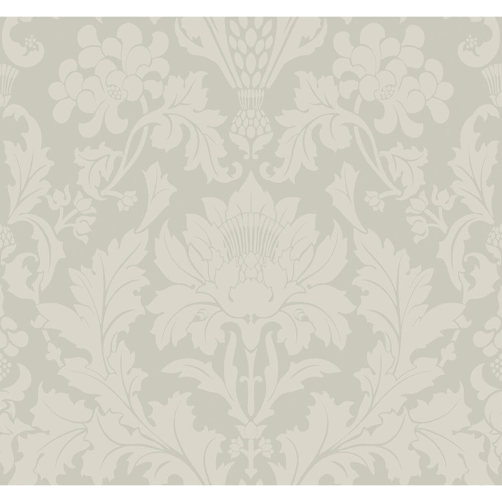 Fonteyn Old Olive by Cole & Son Designer Wallcovering COLE & SON MARIINSKY DAMASK PAPER - 100% United Kingdom Horizontal: and Vertical: 25.25 27 - Swanky Fabrics -