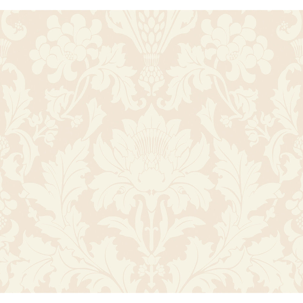 Fonteyn Parchment by Cole & Son Wallcovering COLE & SON MARIINSKY DAMASK PAPER - 100% United Kingdom - Horizontal: - and Vertical: 25.25 27 - Fabric Carolina -