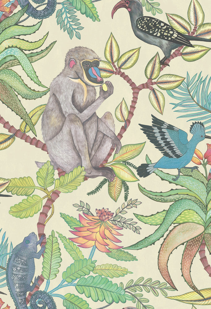 Savuti Cream Multi by Cole & Son Wallcovering