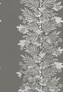 Acacia Charcoal & Silver by Cole & Son Wallcovering