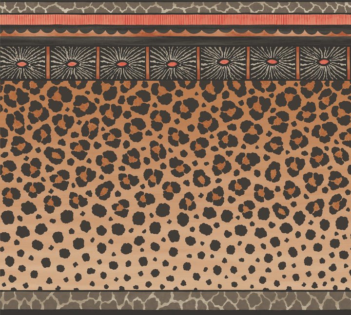 Zulu Border Red & Brown by Cole & Son Wallcovering