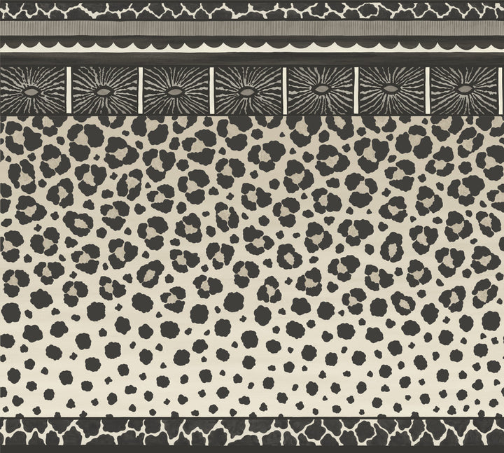 Zulu Border Black & White by Cole & Son Wallcovering