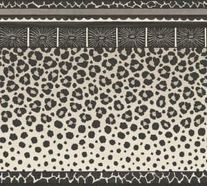 Zulu Border Black & White by Cole & Son Wallcovering