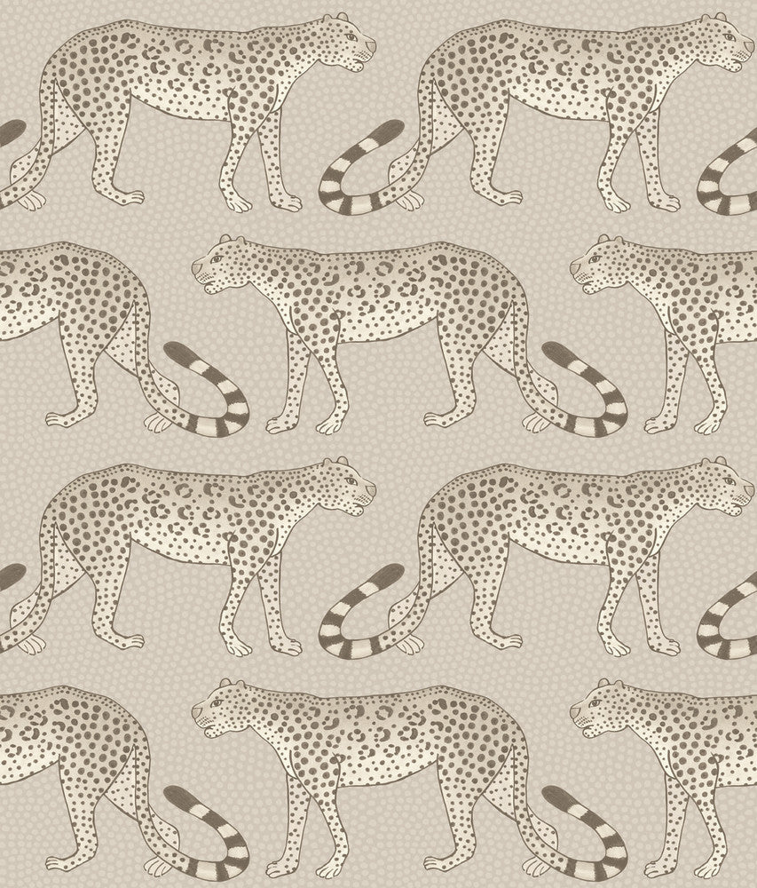 Leopard Walk Stone by Cole & Son Wallcovering