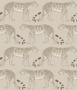 Leopard Walk Stone by Cole & Son Wallcovering