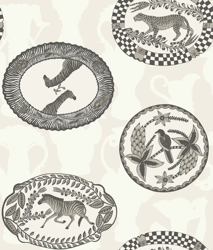 Matrinah Black & White by Cole & Son Wallcovering