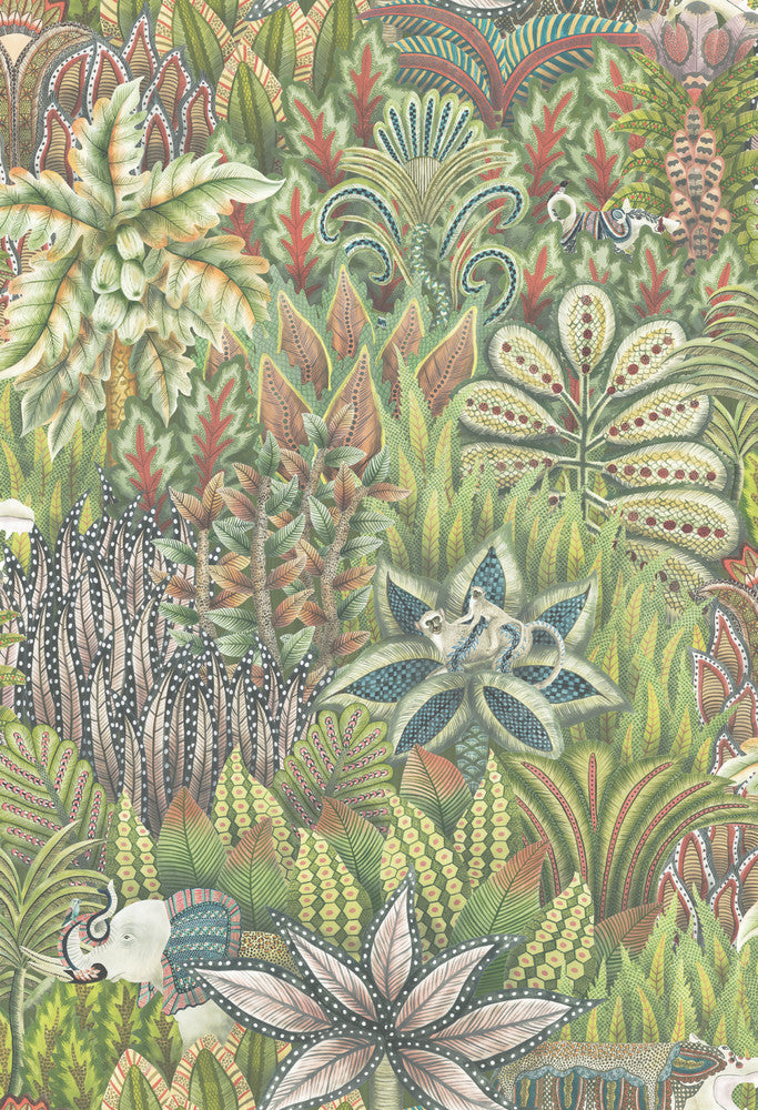 Singita Green by Cole & Son Wallcovering
