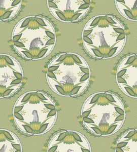 Ardmore Cameos Green by Cole & Son Wallcovering