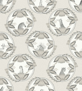 Ardmore Cameos Grey by Cole & Son Wallcovering