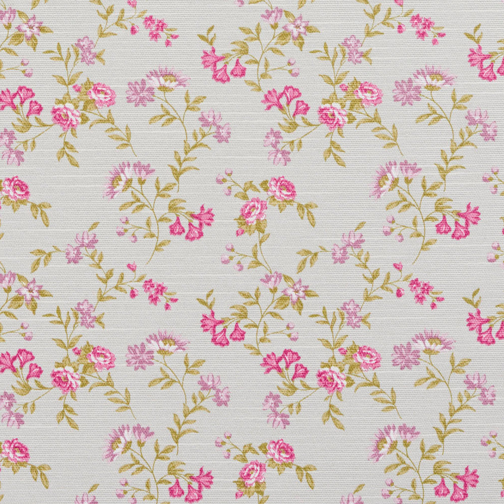 10930-01 by Charlotte Designer Fabric Botanical Prints 60% Cotton, 40% Polyester Spain Exceeds 80,000 Wyzenbeek Rubs (Heavy Duty) Horizontal: 6.5" x Vertical: 6.5" 54 Inches - Swanky Fabrics -