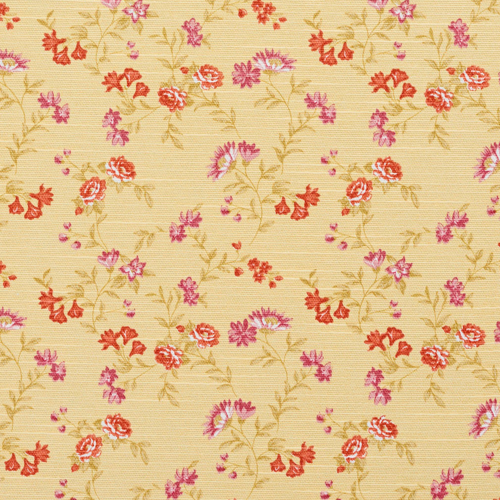 10930-02 by Charlotte Designer Fabric Botanical Prints 60% Cotton, 40% Polyester Spain Exceeds 80,000 Wyzenbeek Rubs (Heavy Duty) Horizontal: 6.5" x Vertical: 6.5" 54 Inches - Swanky Fabrics -