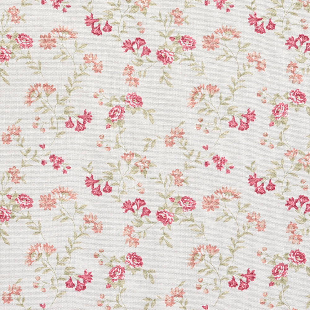 10930-03 by Charlotte Designer Fabric Botanical Prints 60% Cotton, 40% Polyester Spain Exceeds 80,000 Wyzenbeek Rubs (Heavy Duty) Horizontal: 6.5" x Vertical: 6.5" 54 Inches - Swanky Fabrics -