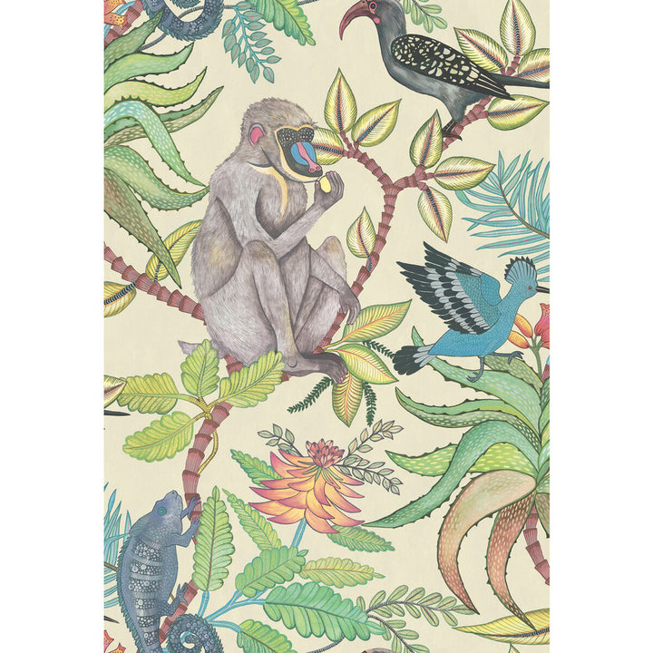 Savuti Cream Multi by Cole & Son Wallcovering Cole & Son Wallcovering Savuti Cream MultiWallcovering COLE & SON ARDMORE PAPER - 100% United Kingdom </p><p>Repeat: H: 20.5, V: 30 20.5 - Fabric Carolina -