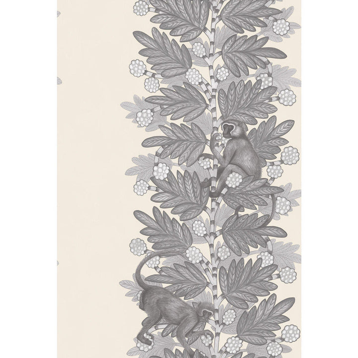 Acacia Grey & White by Cole & Son Designer Wallcovering COLE & SON ARDMORE PAPER - 100% United Kingdom Horizontal: and Vertical: 30 20.5 - Swanky Fabrics -
