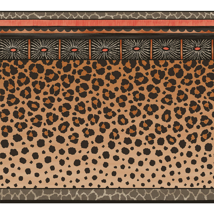 Zulu Border Red & Brown by Cole & Son Wallcovering COLE & SON ARDMORE PAPER - 100% United Kingdom - Horizontal: - and Vertical: 30 27 - Fabric Carolina -