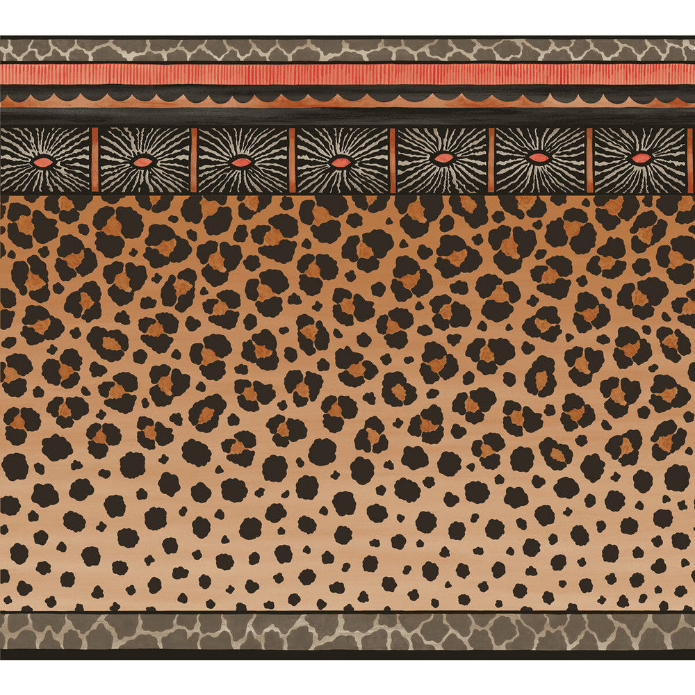 Zulu Border Red & Brown by Cole & Son Wallcovering COLE & SON ARDMORE PAPER - 100% United Kingdom Horizontal: and Vertical: 30 27 - Fabric Carolina -