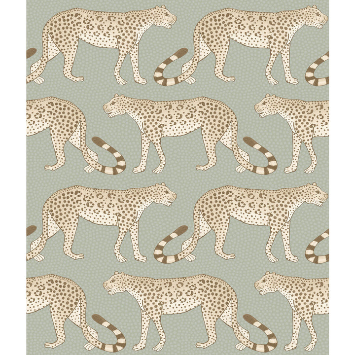Leopard Walk Olive & White by Cole & Son Wallcovering COLE & SON ARDMORE PAPER - 100% United Kingdom - Horizontal: - and Vertical: 12 20.5 - Fabric Carolina -