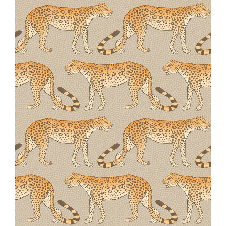 Leopard Walk Stone & Orange by Cole & Son Wallcovering Cole & Son Wallcovering Leopard Walk Stone & OrangeWallcovering COLE & SON ARDMORE PAPER - 100% United Kingdom </p><p>Repeat: H: , V: 12 20.5 - Fabric Carolina -