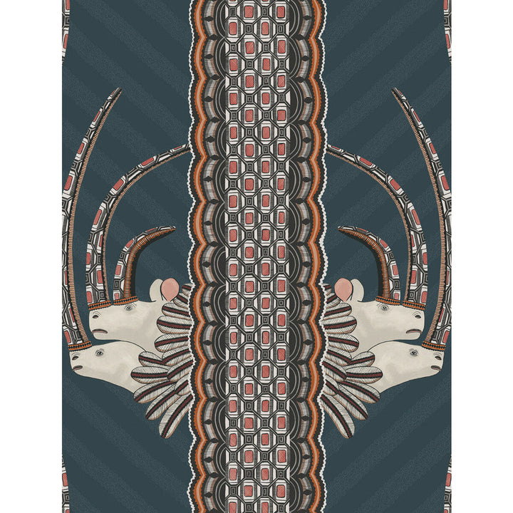 Jabu Blue by Cole & Son Wallcovering Cole & Son Wallcovering Jabu BlueWallcovering COLE & SON ARDMORE PAPER - 100% United Kingdom </p><p>Repeat: H: , V: 27 20.5 - Fabric Carolina -