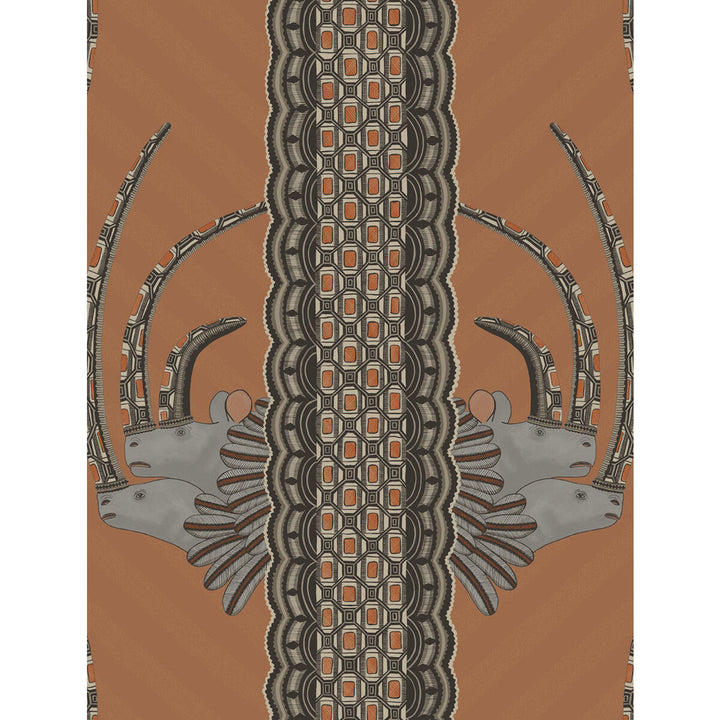 Jabu Tan by Cole & Son Wallcovering COLE & SON ARDMORE PAPER - 100% United Kingdom Horizontal: and Vertical: 27 20.5 - Fabric Carolina -