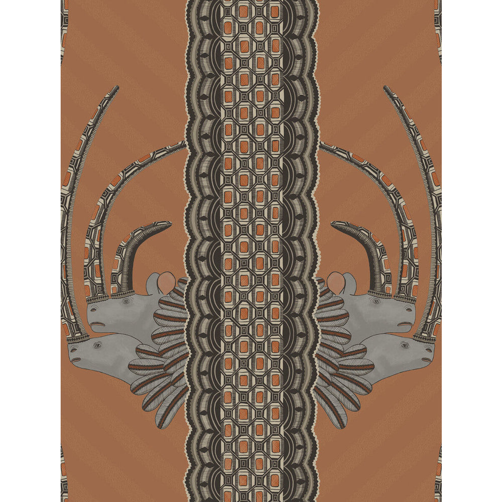 Jabu Tan by Cole & Son Wallcovering COLE & SON ARDMORE PAPER - 100% United Kingdom Horizontal: and Vertical: 27 20.5 - Fabric Carolina -