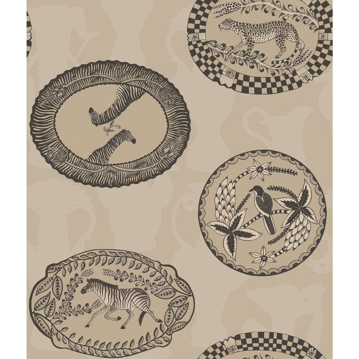 Matrinah Stone & Gilver by Cole & Son Wallcovering COLE & SON ARDMORE PAPER - 100% United Kingdom - Horizontal: - and Vertical: 24 20.5 - Fabric Carolina -