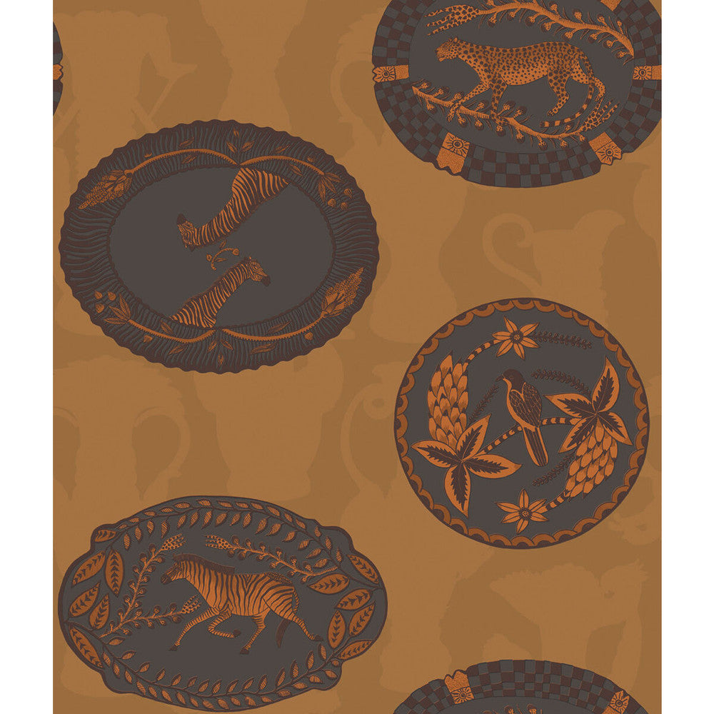 Matrinah Ochre by Cole & Son Wallcovering COLE & SON ARDMORE PAPER - 100% United Kingdom - Horizontal: - and Vertical: 24 20.5 - Fabric Carolina -