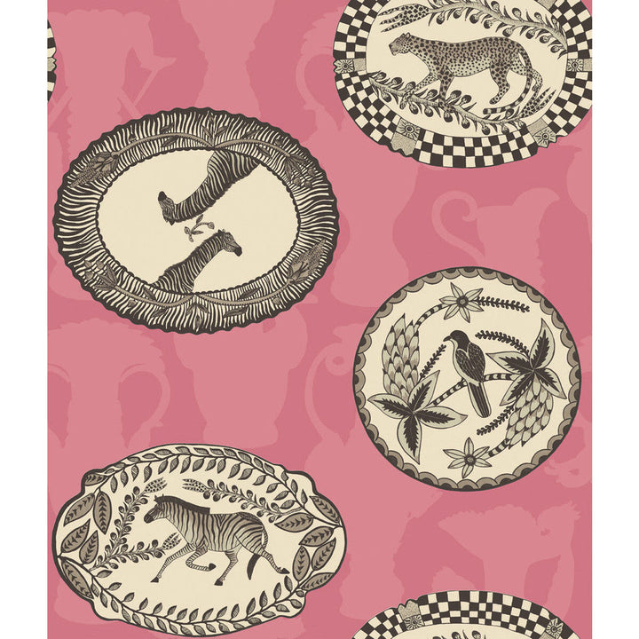 Matrinah Pink by Cole & Son Wallcovering Cole & Son Wallcovering Matrinah PinkWallcovering COLE & SON ARDMORE PAPER - 100% United Kingdom </p><p>Repeat: H: , V: 24 20.5 - Fabric Carolina -