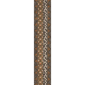Ardmore Border Black & Burnt Orange by Cole & Son Wallcovering