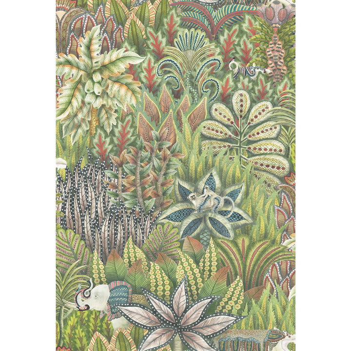 Singita Green by Cole & Son Wallcovering COLE & SON ARDMORE PAPER - 100% United Kingdom Horizontal: and Vertical: 40.4 27.5 - Fabric Carolina -