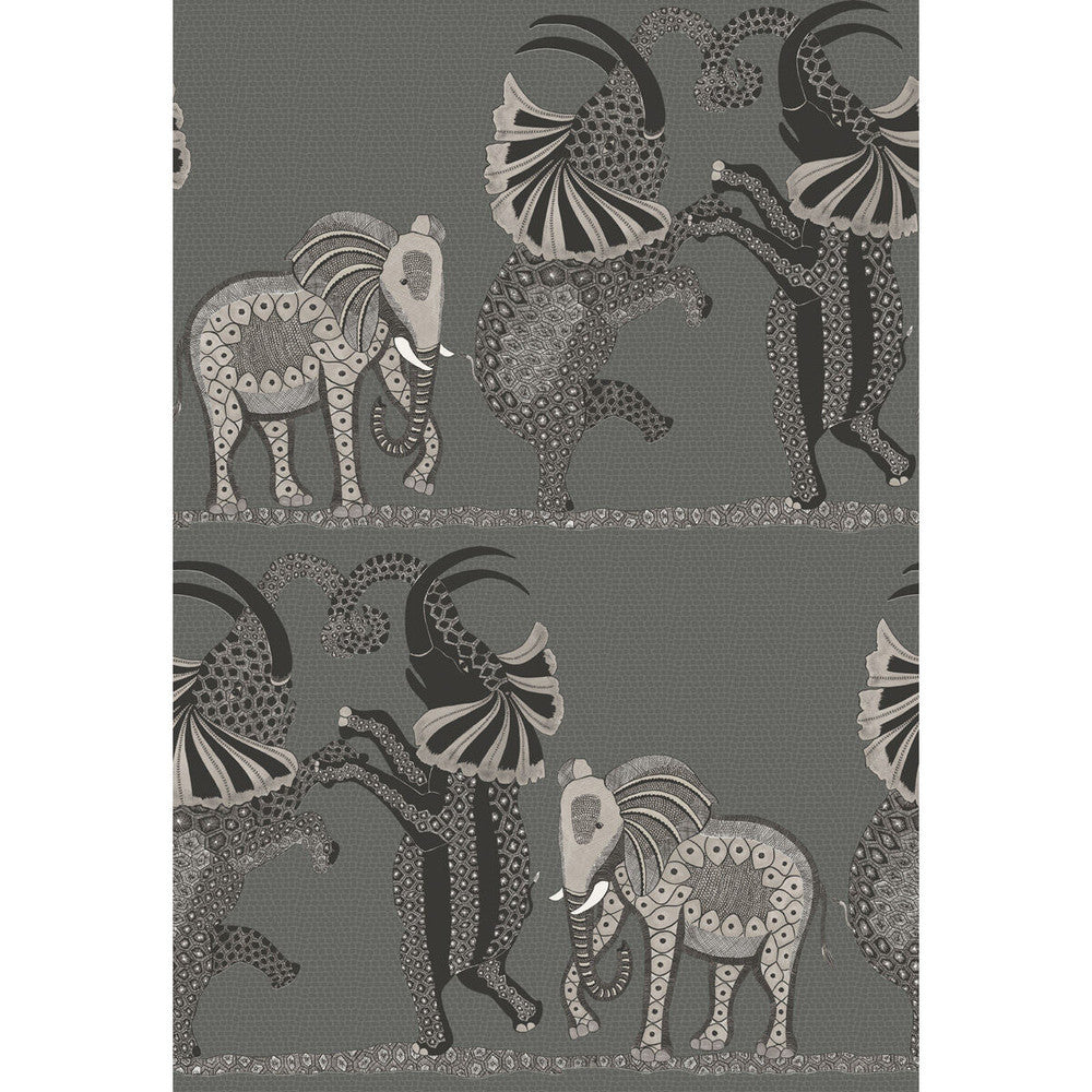 Safari Dance Charcoal Black & White by Cole & Son Wallcovering Cole & Son Wallcovering Safari Dance Charcoal Black & WhiteWallcovering COLE & SON ARDMORE PAPER - 100% United Kingdom </p><p>Repeat: H: , V: 30 20.5 - Fabric Carolina -